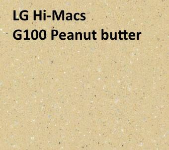 Акриловый камень LG Hi-Macs G100 Peanut butter